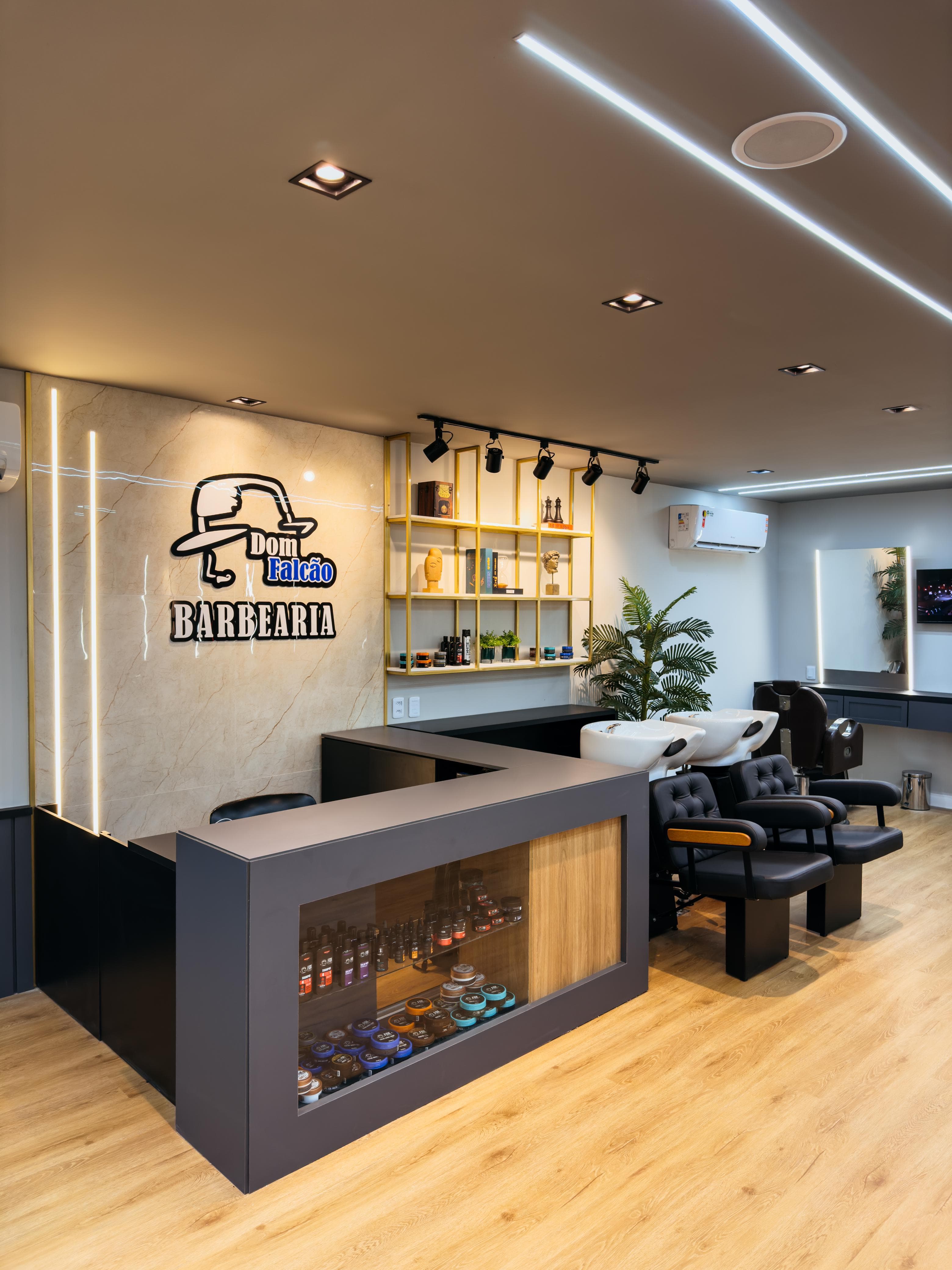 Recepção e área de produtos