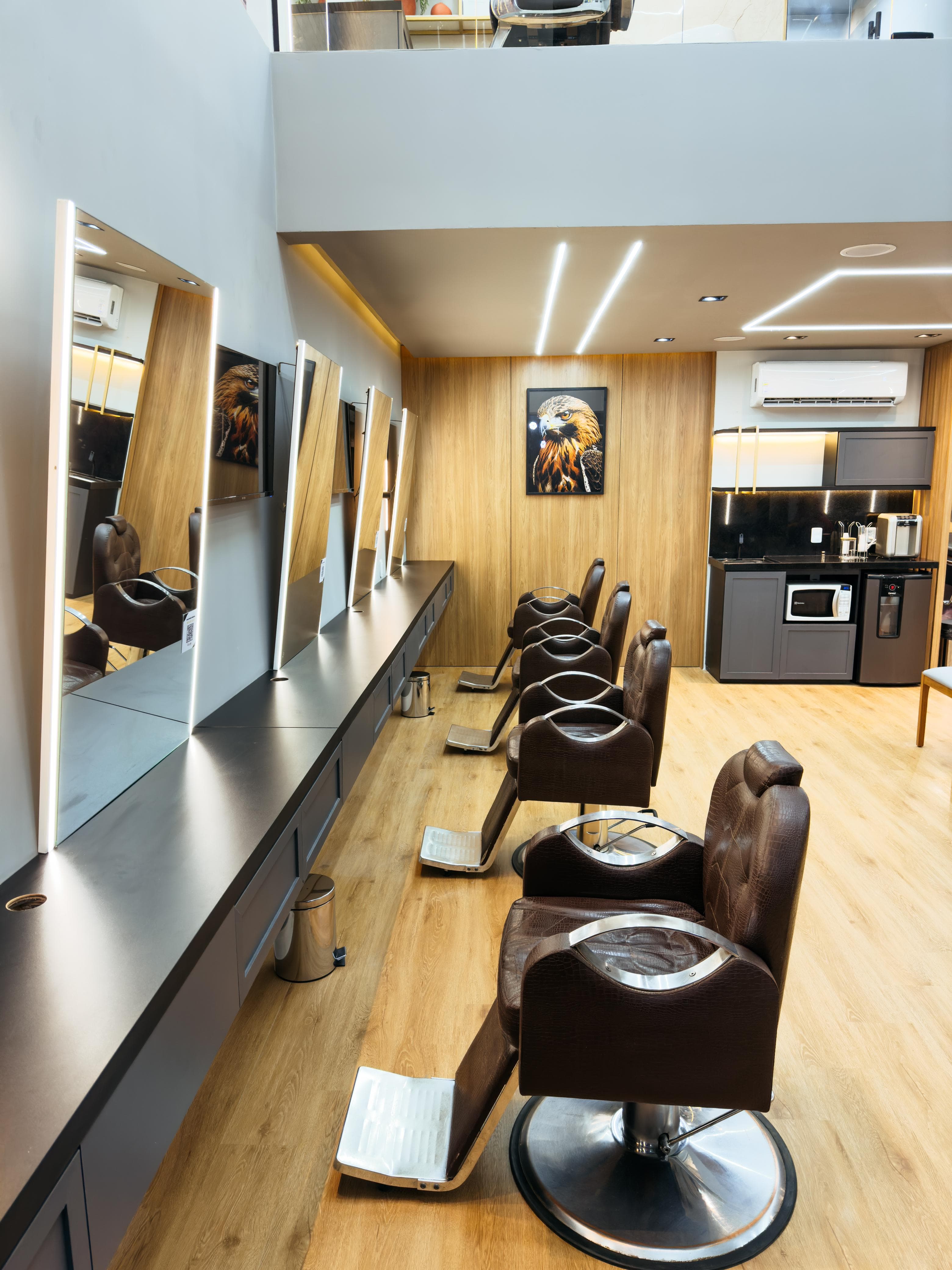 Cadeiras de barbeiro premium